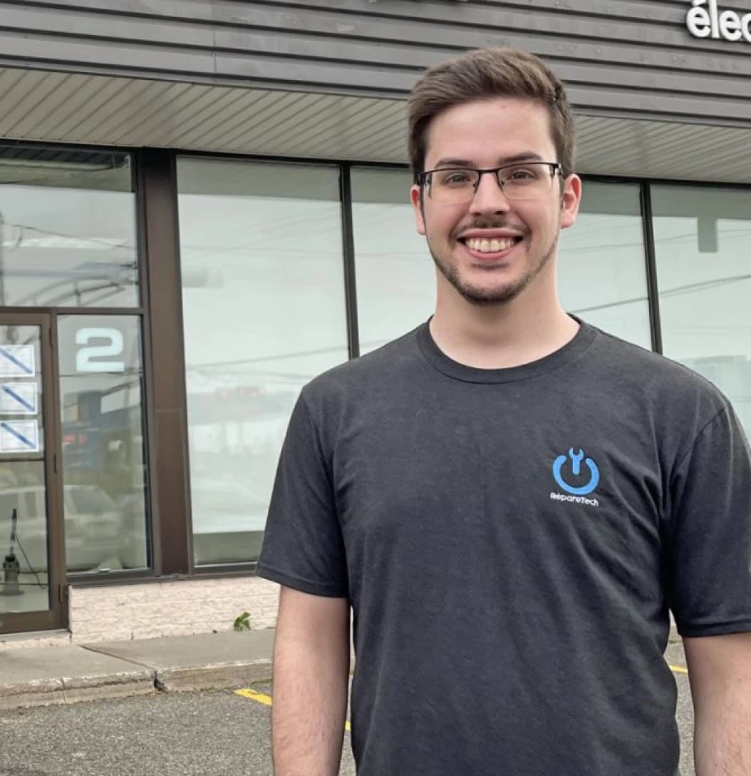 Mathieu, propriétaire de RépareTech